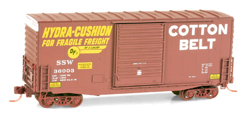 Micro-Trains 10100120 N Cotton Belt 40' Single Door Hi-Cube Boxcar #36003