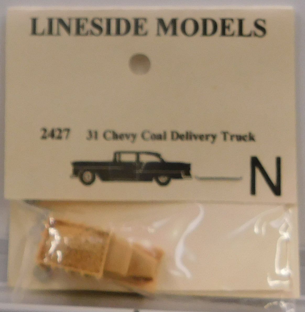 Lineside Models 2427 N 1931 Chevy Coal Delivery Truck