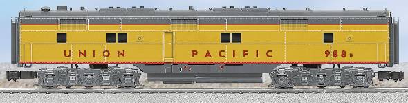 Lionel 6-24578 O Gauge Union Pacific E7 B-Unit Powered Diesel Locomotive #988B