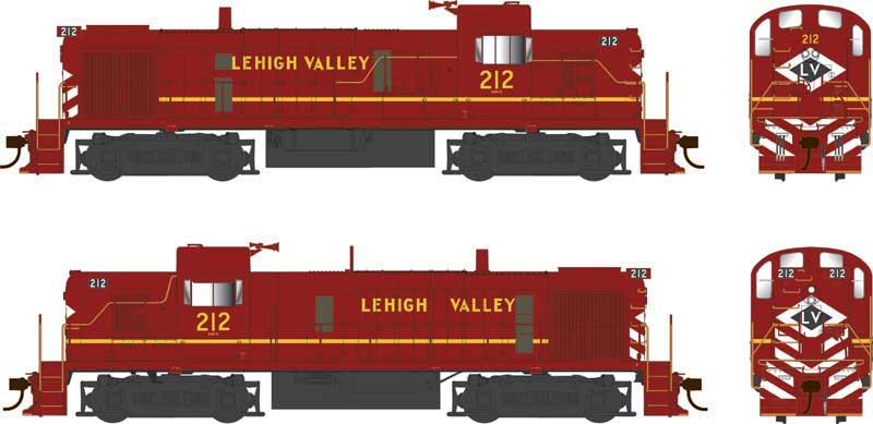 Bowser 25198 HO LV Alco RS-3 Phase 3 Diesel Locomotive w/DCC & Sound #212
