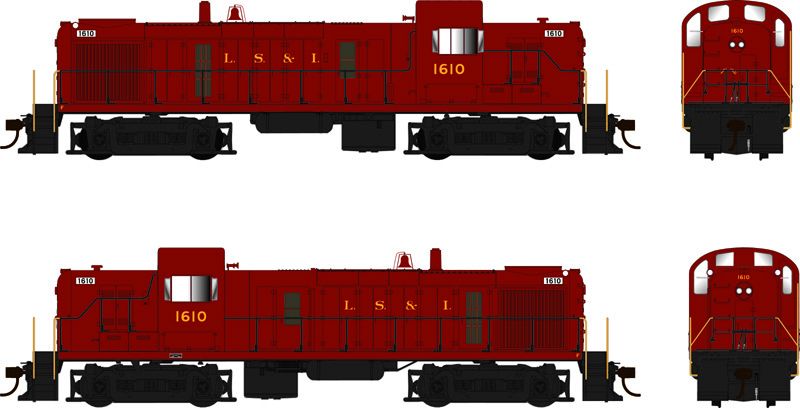 Bowser 25204 HO Lake Superior & Ishpeming Alco RS-3 Diesel Locomotive #1610