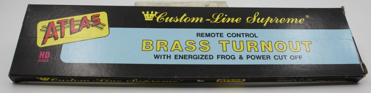 Atlas 253 HO No.6 Left Turnout Brass Track