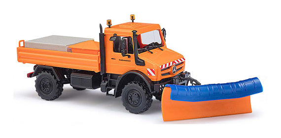 Busch 51016 HO Mercedes-Benz Unimog U 5023 Heavy-Duty Truck with Snowplow
