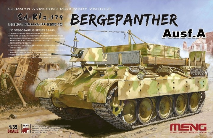 Meng Models SS-015 1:35 Sd.Kfz.179 Armored Recovery Military Vehicle Model Kit