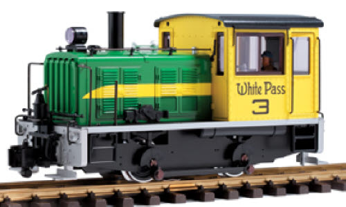 LGB 26630 White Pass & Yukon Diesel Switcher Locomotive #3 – Trainz