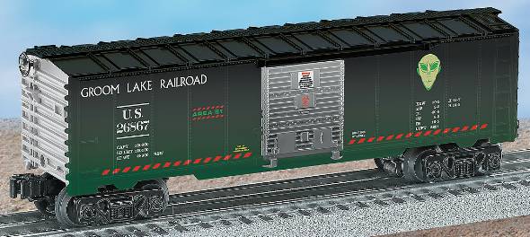Lionel 6-26867 O Gauge Groom Lake Operating AlienSounds Boxcar