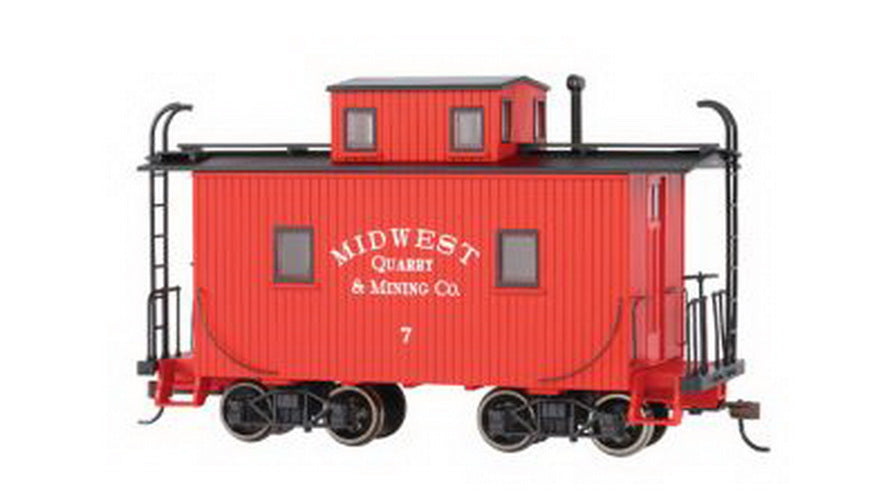 Bachmann 27761 On30 Midwest Quarry & Mining Co. Caboose w/Lighted Interiors #7