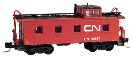 Micro-Trains 10000360 N Canadian National 36' Riveted Steel Side Caboose #78647