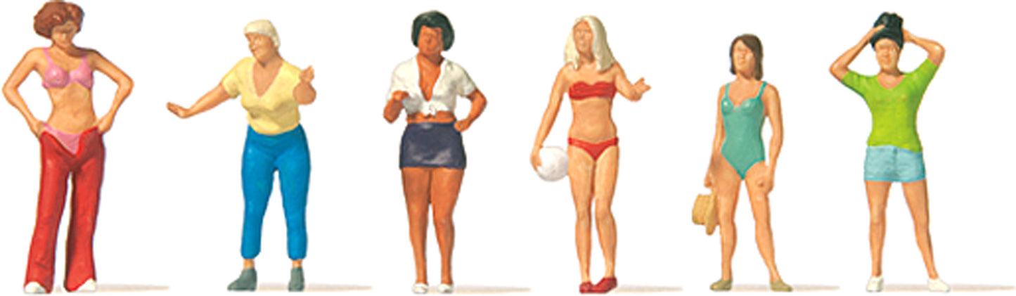 Preiser 79230 N Women At the Campsite Figures (Set of 6)