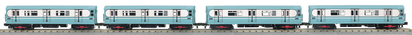 MTH 30-20355-1 O MTA R-33 Subway Set with Proto-Sound 3.0 (Set of 4)