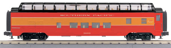 MTH 30-67579 O Southern Pacific 60' Streamlined Full-Length Dome Car