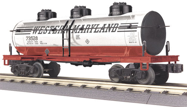 MTH 30-73256 Western Maryland 3-Dome Tank Car