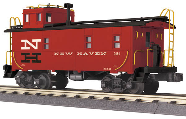 MTH 30-77184 O New Haven RailKing Offset Steel Caboose Car #C584