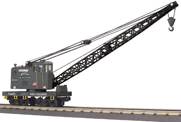 MTH 30-79240 Norfolk Southern American Crane Car V2