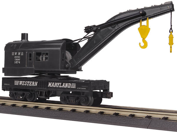 MTH 30-79289 Western Maryland Crane Car