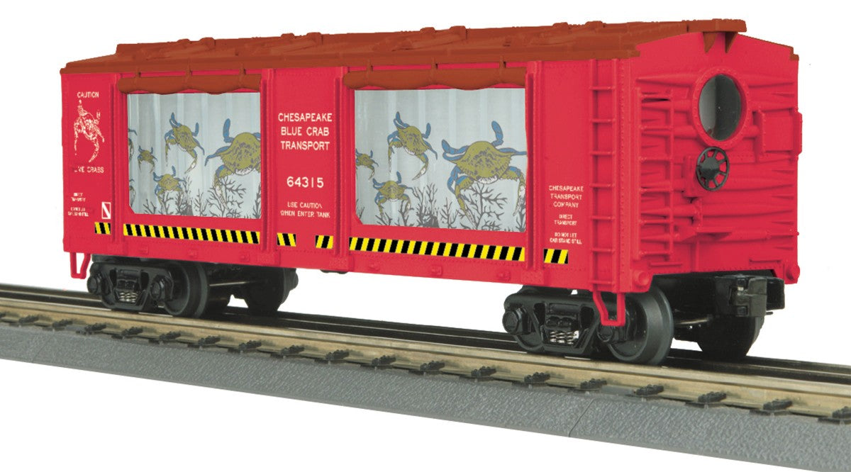 MTH 30-79469 O Gauge Chesapeake Blue Crab III Operating Aquarium Car