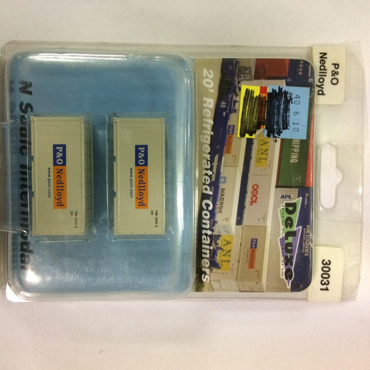 Deluxe Innovations 30031 N P&O/Nedlloyd 20' Refrigerated Container (Set of 2)