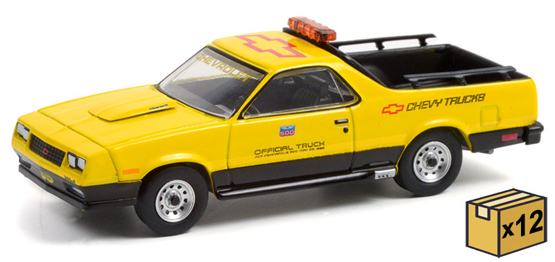 Greenlight Collectibles 30311-CASE 1:64 Chevrolet El Camino SS (Pack of 12)