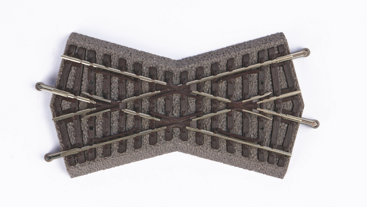 Piko 55441 HO K30 30 Degree 119mm Crossing A-Track with Roadbed