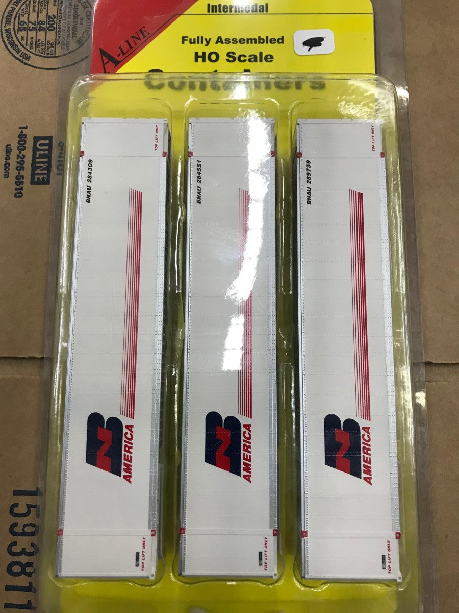 InterMountain 30402 HO 48' BN America BNAU Container (Set of 3)