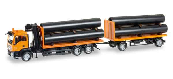Herpa 305631 MAN TGS Combi Truck and Trailer