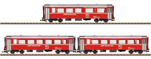 LGB 30675 RHB Bernina 3-Car Passenger Car Set