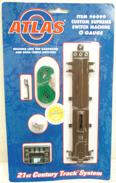 Atlas 6099 O Gauge Custom Supreme Switch Machine W/Link For Gargraves