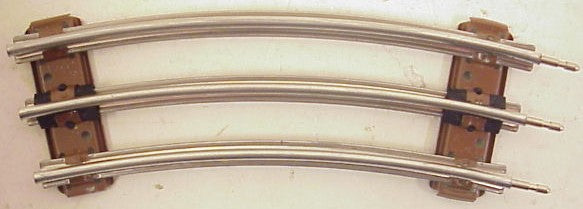 Lionel 6-65014 O-27 Tubular Half-Curved Track Section
