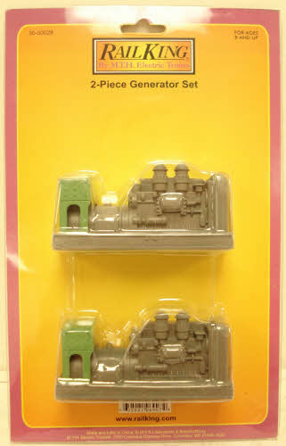 MTH 30-50028 RailKing O Scale Generator Set (Pack of 2)