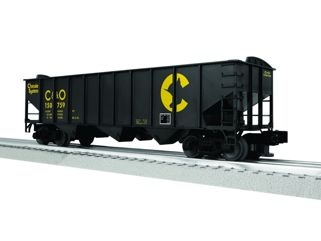 Lionel 3-16110 O LionScale Chessie 3-Bay 9-Panel Hopper