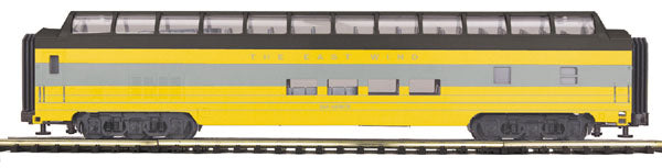 MTH 20-67124 The East Wind 70' ABS Full Length Vista Dome Passenger Car (Smooth)