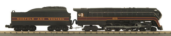 MTH 30-1479-1 Norfolk & Western 4-8-4 "J" Northern Steam Engine w/PS2 #609