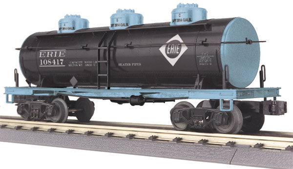 MTH 30-73255 O Gauge Erie 3-Dome Tank Car