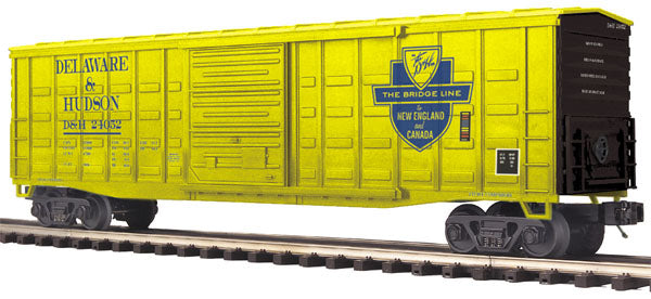 MTH 20-93402 O Delaware & Hudson 50’ Waffle Box Car #24052