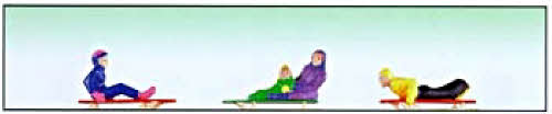 Model Power 6056 O People on Sleighs Figures (Set of 6)