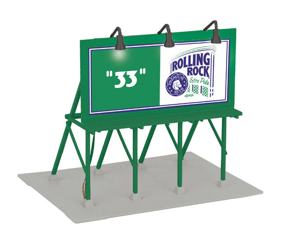 MTH 30-90284 Rolling Rock Lighted Billboard