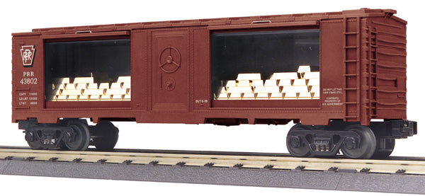 MTH 30-74527 Pennsylvania 40' Window Mint Box Car w/Gold