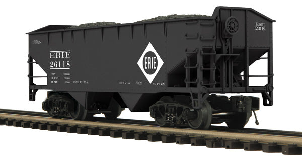 MTH 20-97681 O Erie Premier 2-Bay Offset Hopper Car Set (Set of 2)