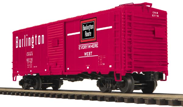 MTH 20-93468 Chicago Burlington & Quincy 40' AAR Box Car
