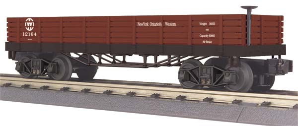 MTH 30-72055 O Gauge New York Ontario & Western 19th Century Gondola Car #12164