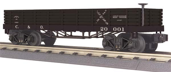 MTH 30-72056 O Gauge Chesapeake & Ohio 19th Century Gondola Car #20001