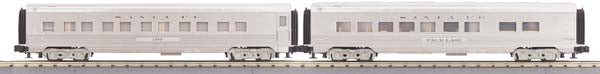 MTH 30-67527 O Santa Fe 60' Streamlined Sleeper/Diner Set (Set of 2)