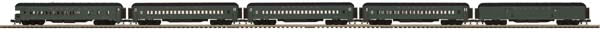 MTH 20-40006 O Santa Fe 70' Madison Passenger Car Set (Set of 5)