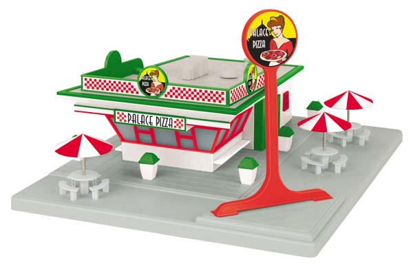 MTH 30-90310 Pizza Palace Fast Food Restaurant Stand
