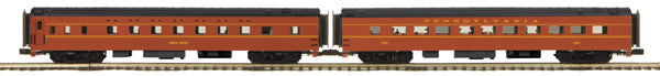MTH 20-66135 O Pennsylvania 70’ ABS Sleeper/Diner Passenger Set (Set of 2)