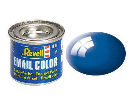 Revell 32152 Blue Gloss Blue Email Color Enamel Paint - 14 ml. Tin Can