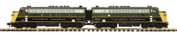MTH 70-2040-1 G Canadian National F-7 AA Diesel Locomotive Set w/PS 2 (Set of 3)