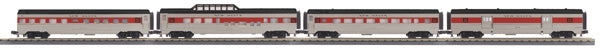 MTH 30-67462 O New Haven 60’ Streamlined ABS Passenger Car Set (Set of 4)