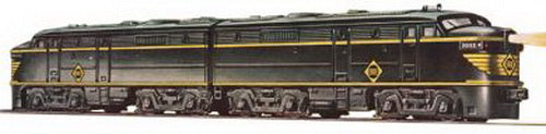 Williams 20096 O Gauge Erie Alco FA-2 AA Diesel Locomotive Set