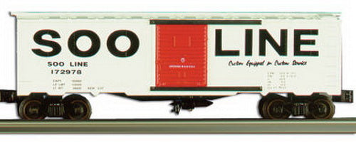 Williams 47025 O Gauge Soo Line 40 Ft. Boxcar #172978